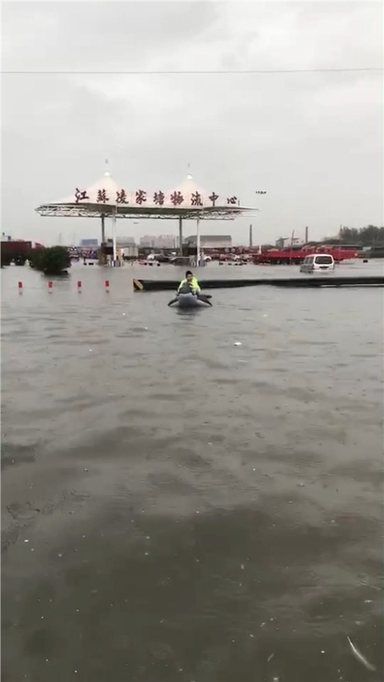 一場大雨淹沒了常州，龍城變水城，救援工作積極開展中！??！11